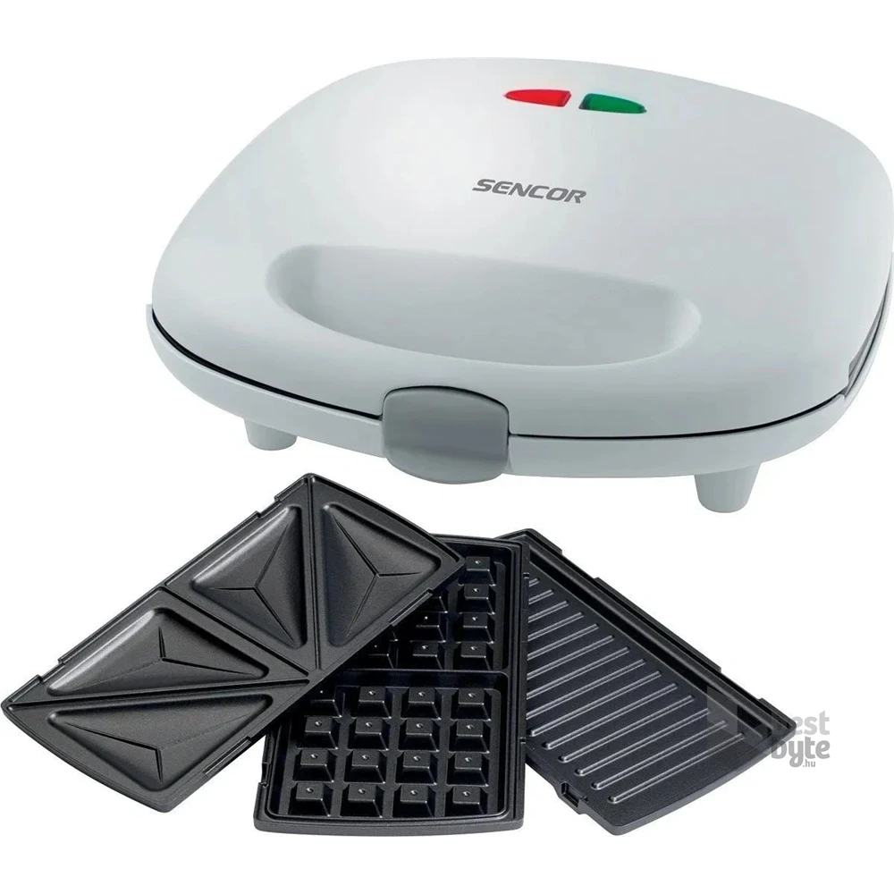 Sencor SSM 9300 3in1 fehér szendvicssütő