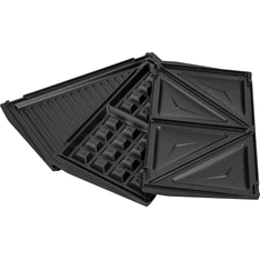 Sencor SSM 9410SS 3in1 inox-fekete gorfi - grill/panini - szendvicssütő