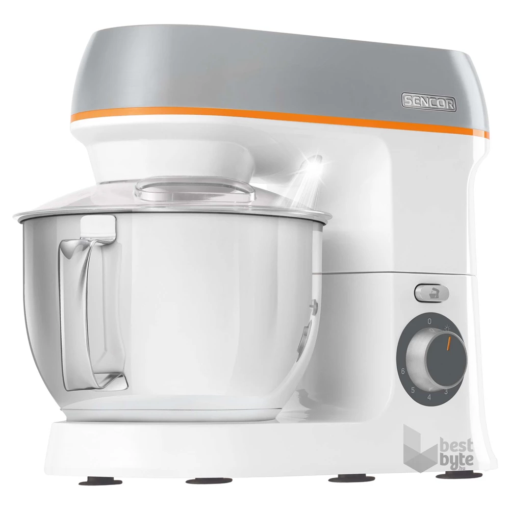 Sencor STM 3730SL-EUE3 1000W, 4L, fehér-ezüst konyhai robotgép