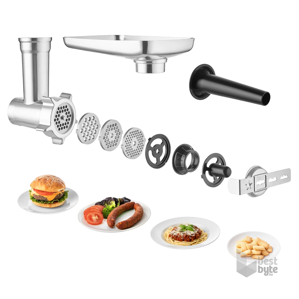 Sencor STM 8970 Paul 3 1800W, 1,5L+6,7L, fekete-ezüst konyhai robotgép