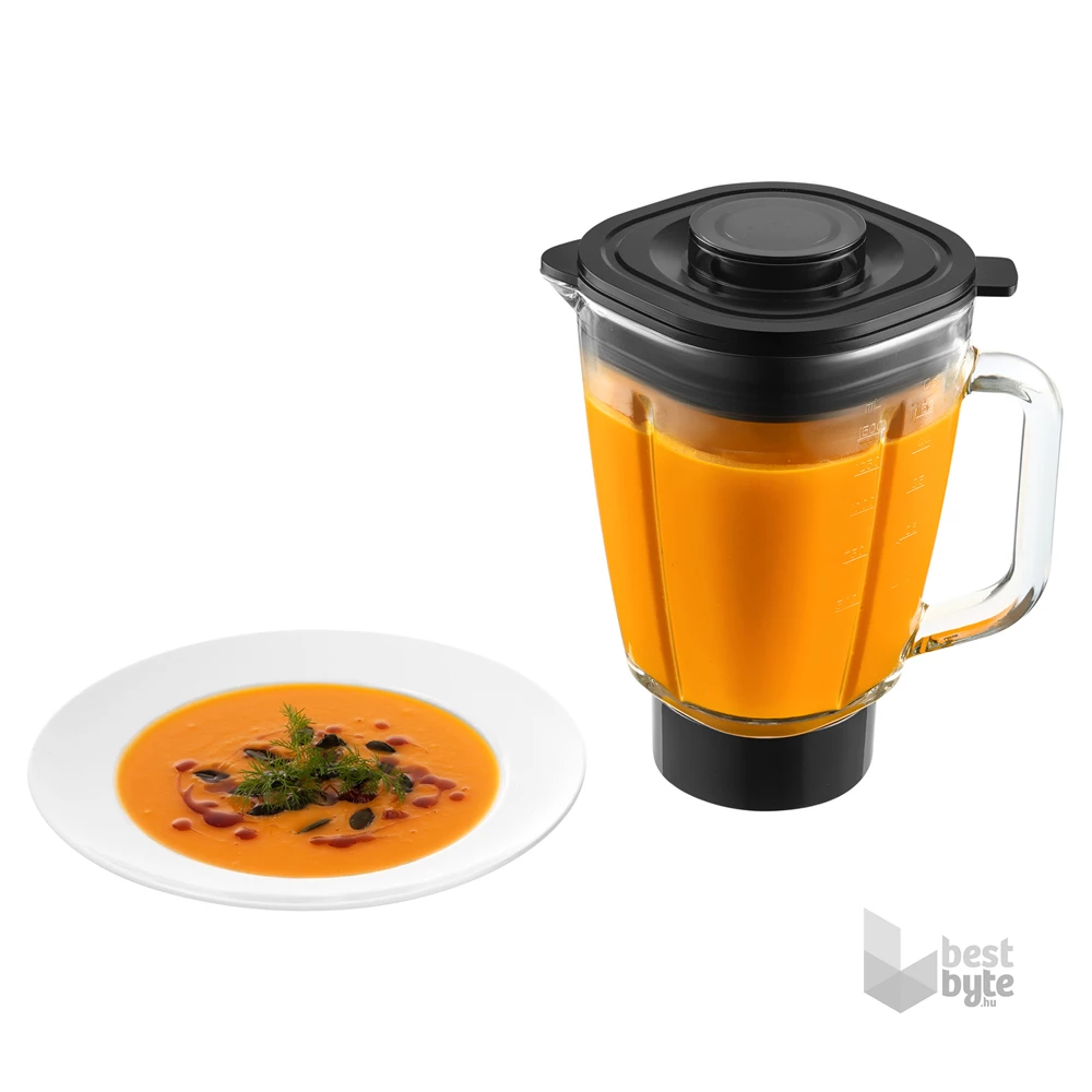 Sencor STM 8970 Paul 3 1800W, 1,5L+6,7L, fekete-ezüst konyhai robotgép