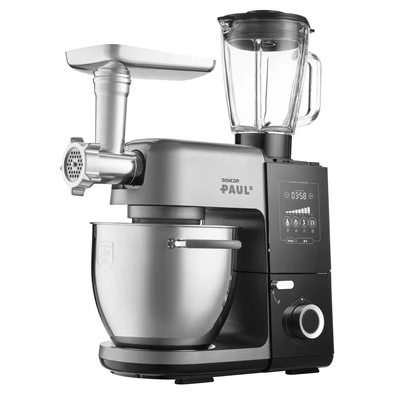 Sencor STM 8970 Paul 3 1800W, 1,5L+6,7L, fekete-ezüst konyhai robotgép