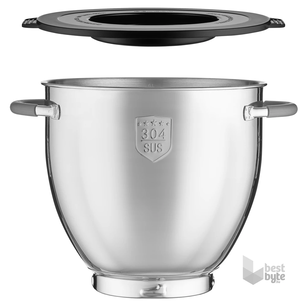 Sencor STM 8970 Paul 3 1800W, 1,5L+6,7L, fekete-ezüst konyhai robotgép