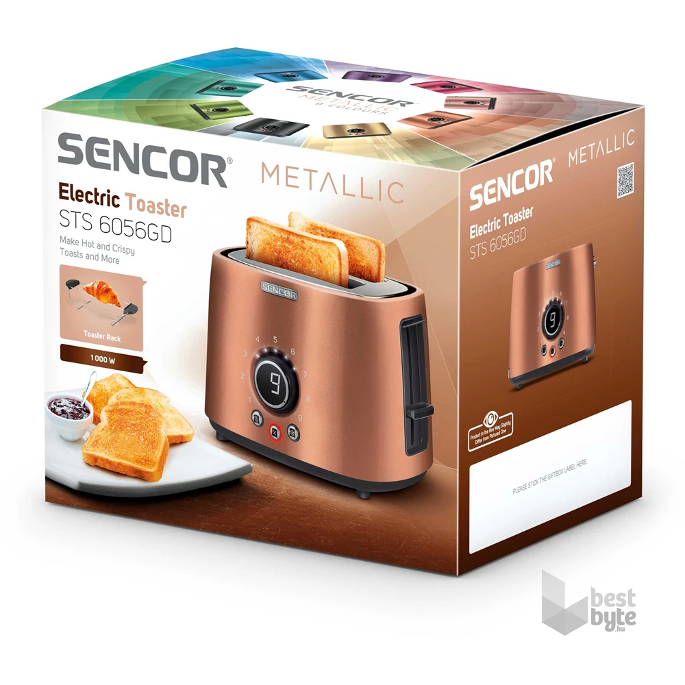 Sencor STS 6056GD 2 szeletes kenyérpirító