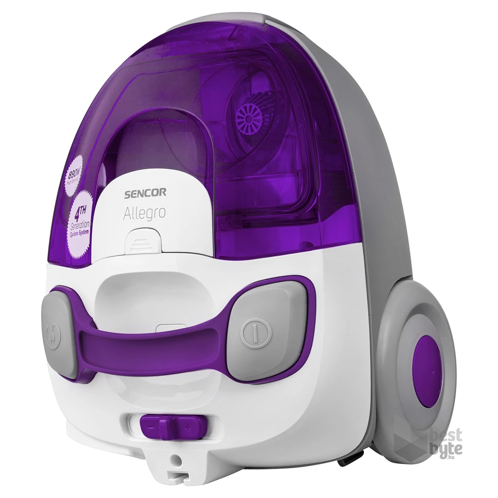 Sencor SVC 512VT-EUE2 lila-szürke porzsák nélküli porszívó
