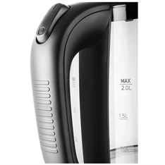 Sencor SWK 2080BK 2L-es fekete-üveg vízforraló