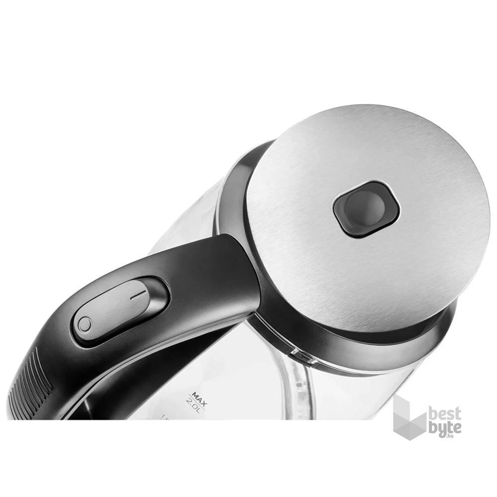 Sencor SWK 2080BK 2L-es fekete-üveg vízforraló