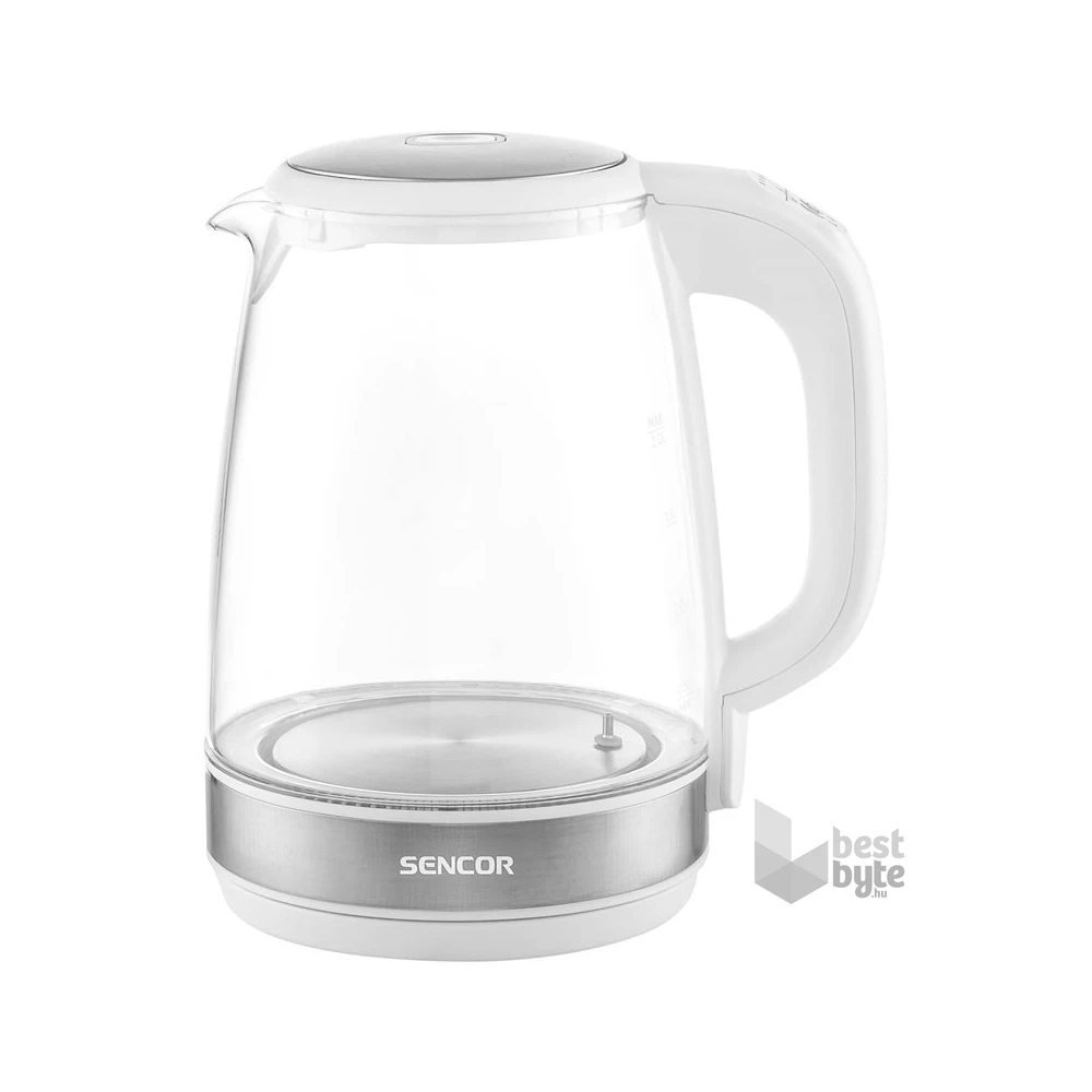 Sencor SWK 2190WH 2L-es fehér-üveg vízforraló