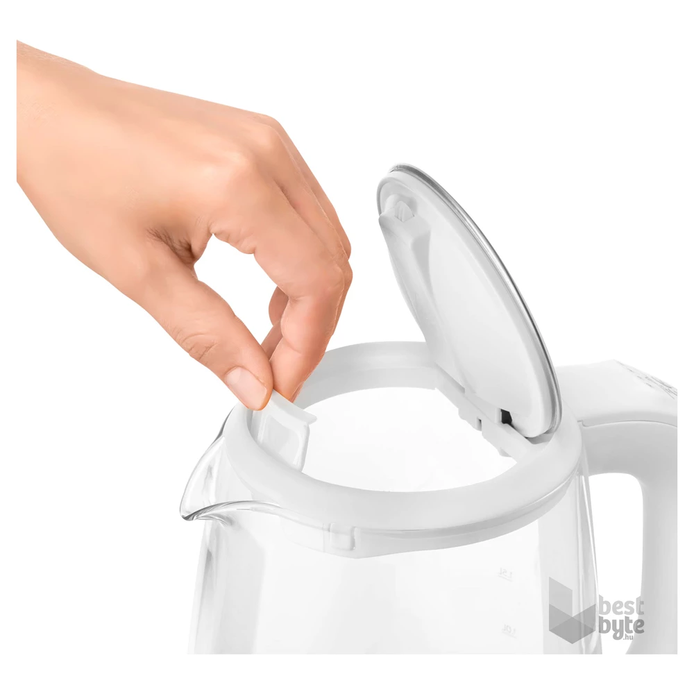 Sencor SWK 2190WH 2L-es fehér-üveg vízforraló