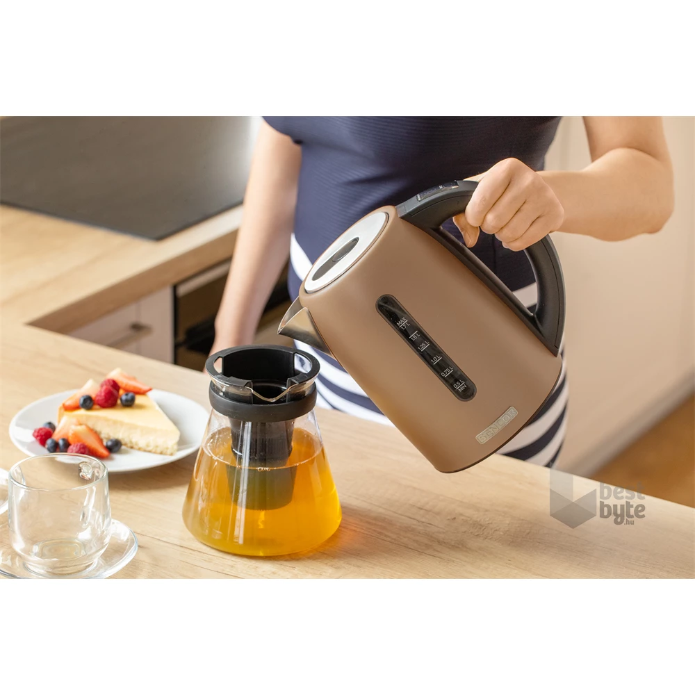 Sencor SWK 7707CH 1,7L-es pezsgő színű vízforraló