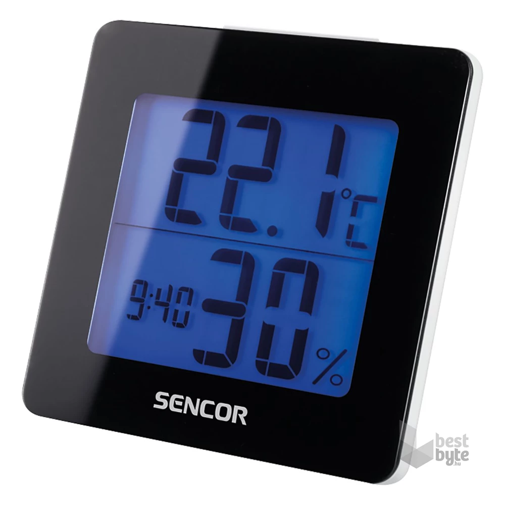 Sencor SWS 1500 B fekete időjárás állomás