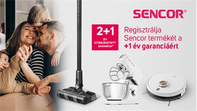 Sencor kiterjesztett garancia