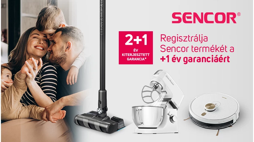 Sencor kiterjesztett garancia