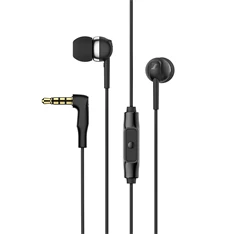 Sennheiser CX 80S mikrofonos fekete fülhallgató