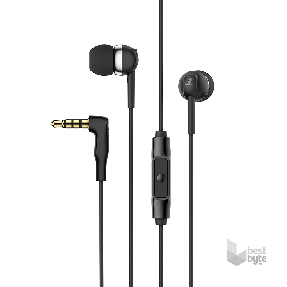 Sennheiser CX 80S mikrofonos fekete fülhallgató