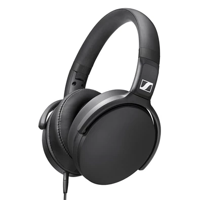 Sennheiser HD 400S fekete mikrofonos fejhallgató