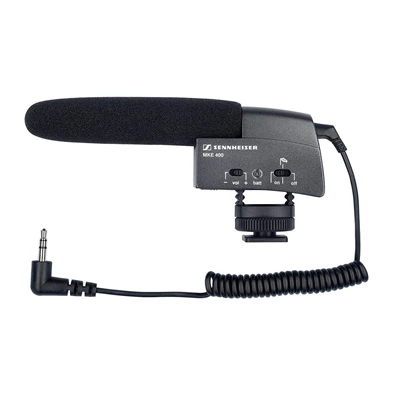 Sennheiser MKE 400 kamera puska mikrofon