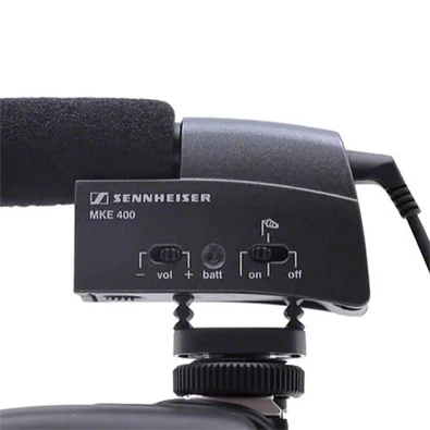 Sennheiser MKE 400 kamera puska mikrofon