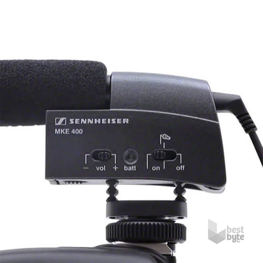Sennheiser MKE 400 kamera puska mikrofon