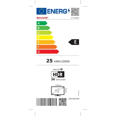 Sharp 32" 32GF2265E HD Ready Smart Google LED TV