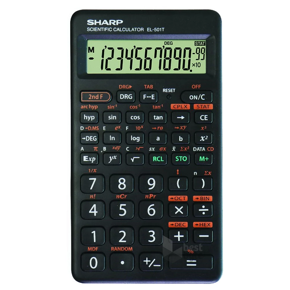 Sharp EL-501TBWH 146 funkciós tudományos számológép