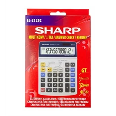 Sharp EL2125C irodai asztali számológép