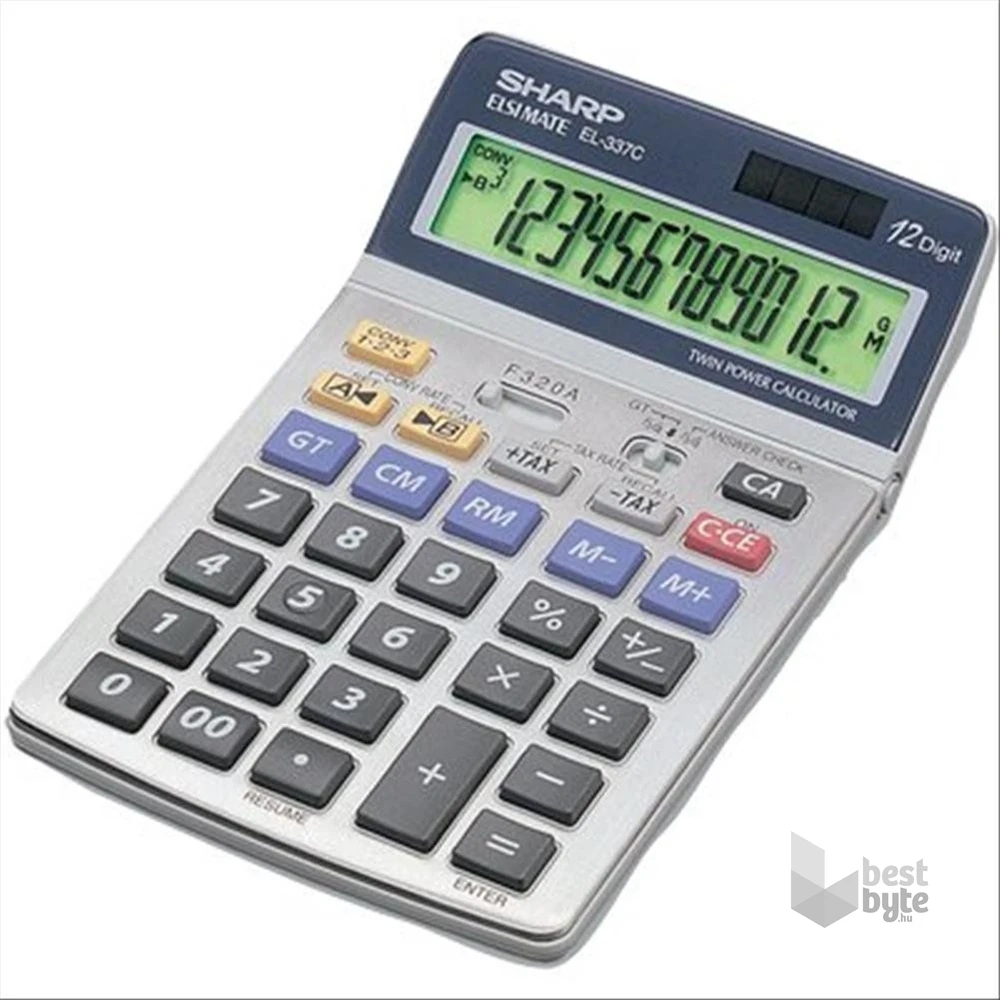 Sharp EL337C irodai asztali számológép