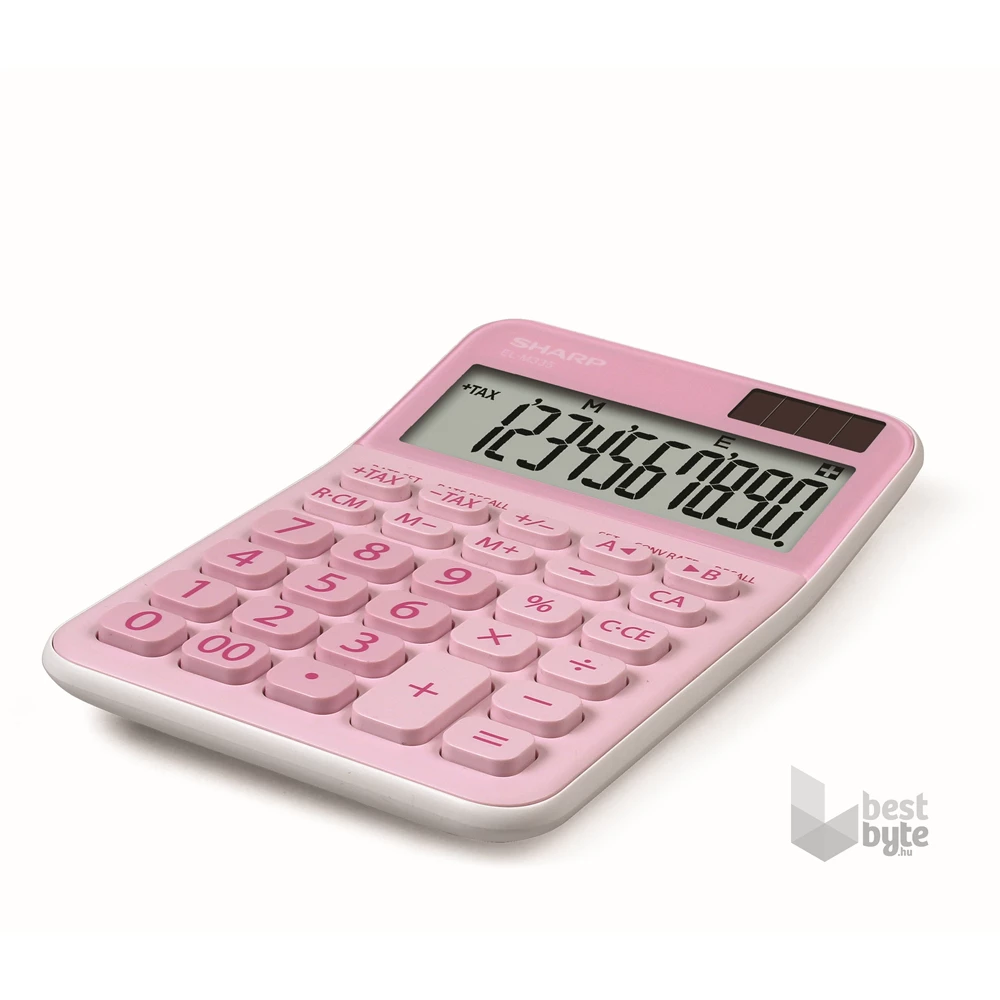 Sharp ELM-335B-PK napelemes asztali számológép