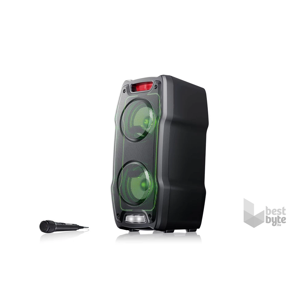 Sharp PS-929 fekete Bluetooth akkumulátoros party hangszóró