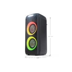 Sharp PS-949 fekete Bluetooth akkumulátoros party hangszóró