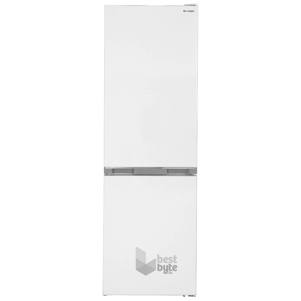 Sharp SJ-BA10DMXWF-EU fehér, alulfagyasztós, Hűtő:230L, Fagyasztó:101L, No frost hűtőszekrény