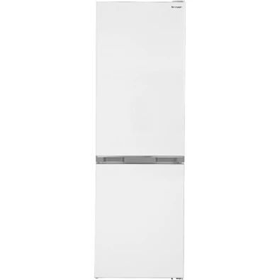 Sharp SJ-BA10DMXWF-EU fehér, alulfagyasztós, Hűtő:230L, Fagyasztó:101L, No frost hűtőszekrény
