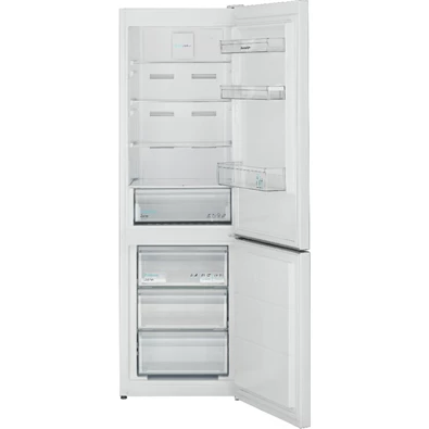 Sharp SJ-BA10DMXWF-EU fehér, alulfagyasztós, Hűtő:230L, Fagyasztó:101L, No frost hűtőszekrény