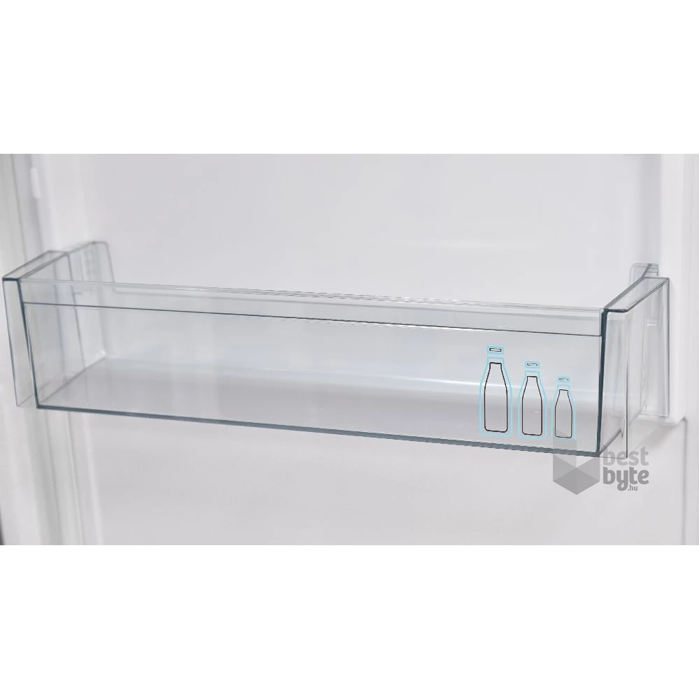 Sharp SJ-BA10DMXWF-EU fehér, alulfagyasztós, Hűtő:230L, Fagyasztó:101L, No frost hűtőszekrény