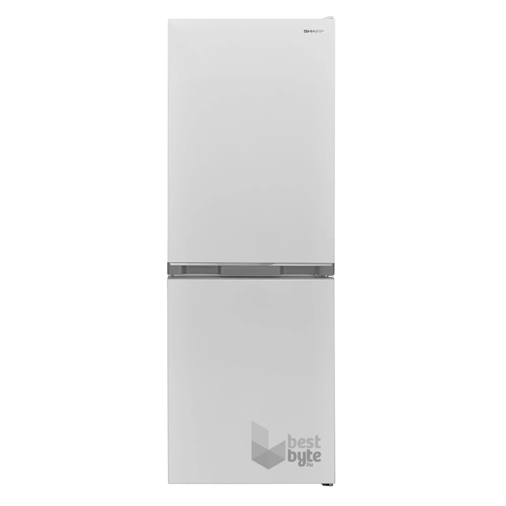 Sharp SJ-BB02DTXWF-EU fehér, alulfagyasztós, Hűtő:146L, Fagyasztó:84L, Nanofrost hűtőszekrény