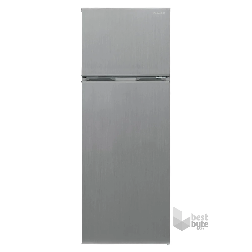 Sharp SJ-FTB01ITXLE-EU inox, felülfagyasztós, Hűtő:171L, Fagyasztó:42L, Nanofrost hűtőszekrény