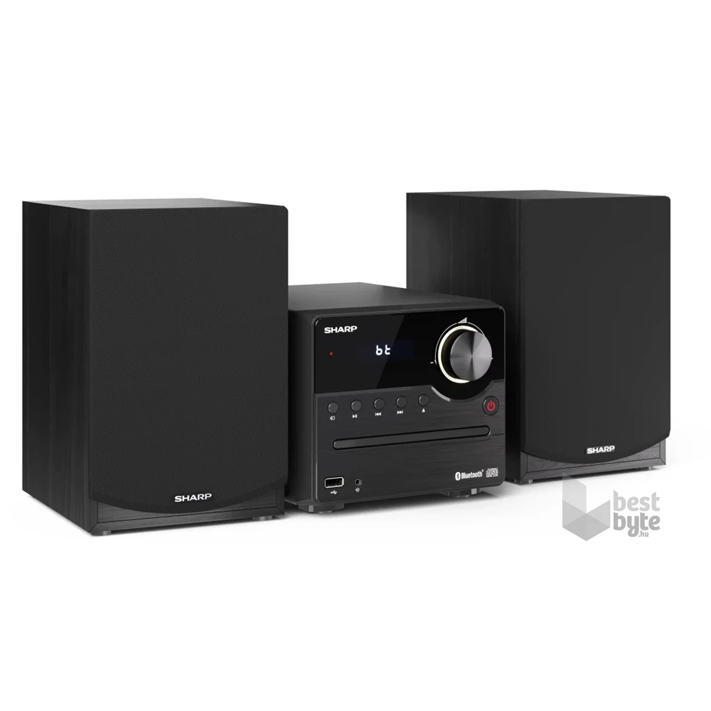 Sharp XL-B512BK Bluetooth/USB/CD fekete Mikro Hifi