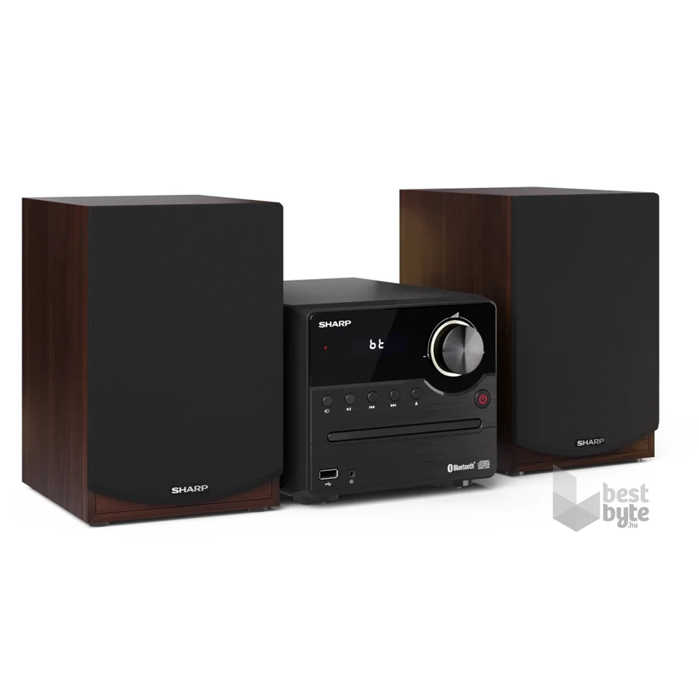 Sharp XL-B512BR Bluetooth/USB/CD barna Mikro Hifi