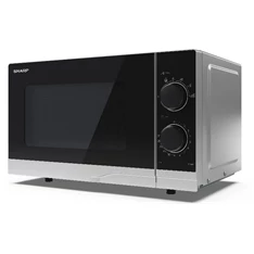 Sharp YC-PS201AE-S 700W 20L ezüst mikrohullámú sütő