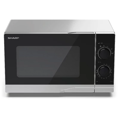 Sharp YC-PS201AE-S 700W 20L ezüst mikrohullámú sütő