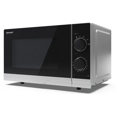 Sharp YC-PS201AE-S 700W 20L ezüst mikrohullámú sütő