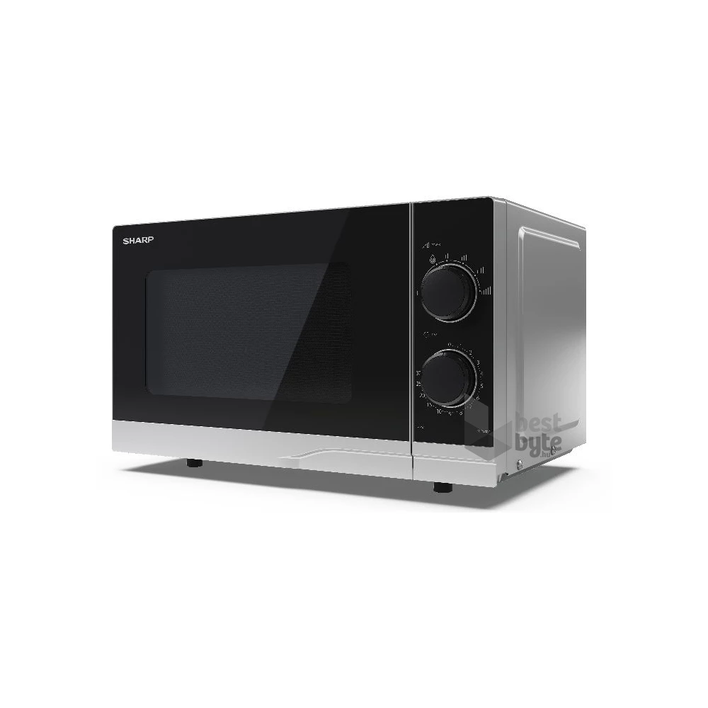 Sharp YC-PS201AE-S 700W 20L ezüst mikrohullámú sütő
