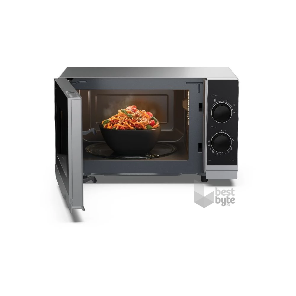 Sharp YC-PS201AE-S 700W 20L ezüst mikrohullámú sütő