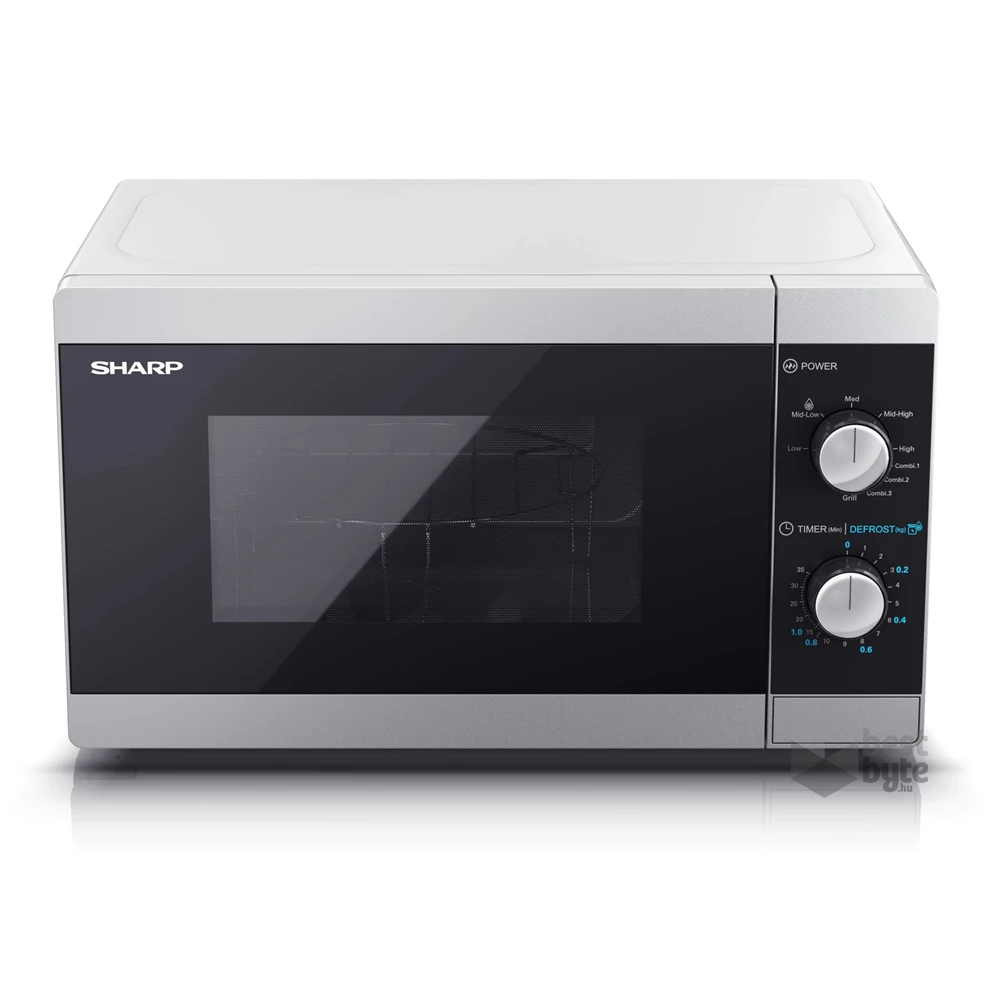 Sharp YC-MG01ES 1000W 20L ezüst grillezős mikrohullámú sütő