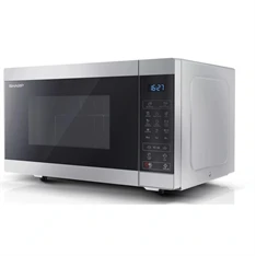 Sharp YC-MG81ES 900W 28L ezüst grillezős mikrohullámú sütő