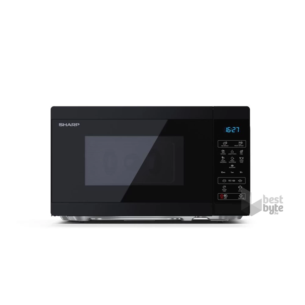 Sharp YC-MS02EB 800W 20L fekete mikrohullámú sütő