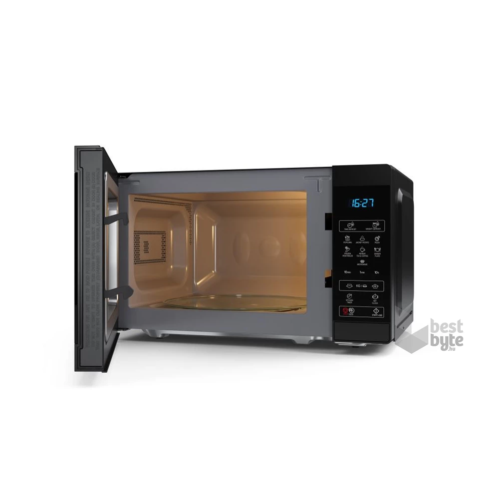 Sharp YC-MS02EB 800W 20L fekete mikrohullámú sütő