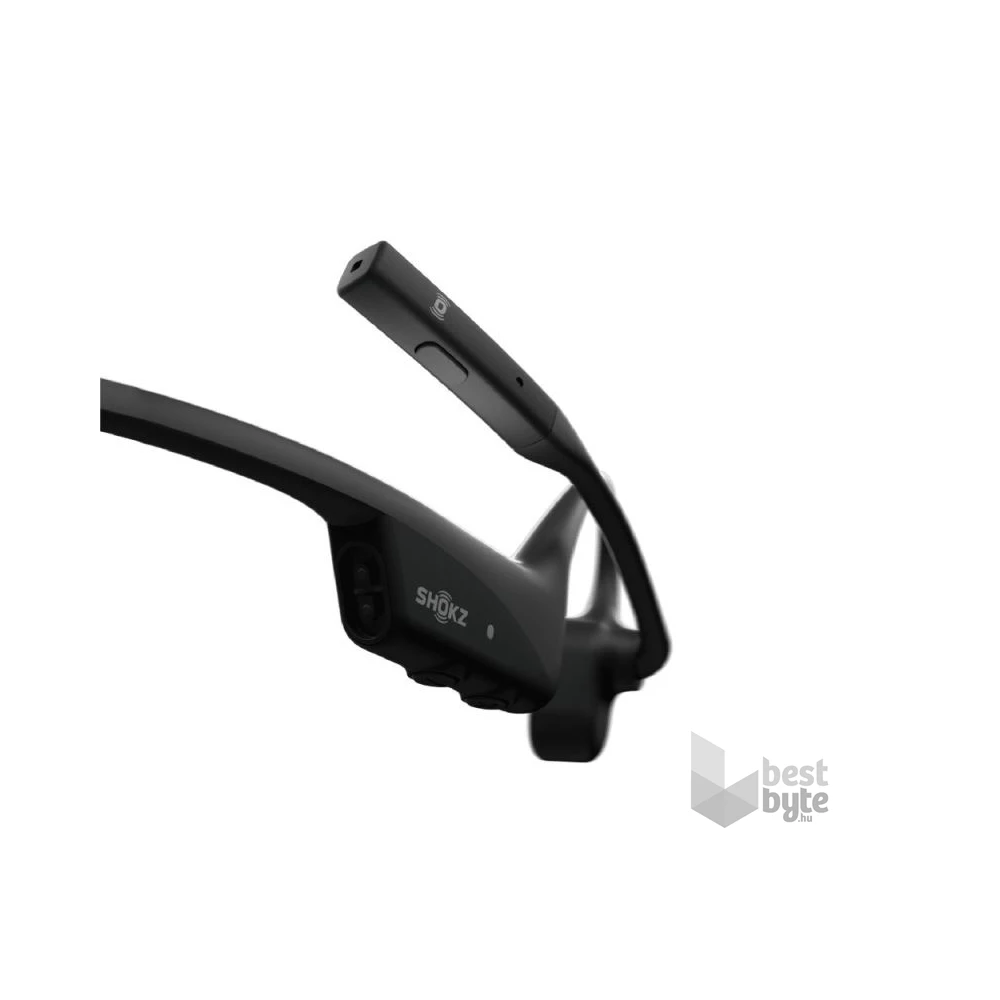 Shokz OpenComm2 csontvezetéses Bluetooth fekete Open-Ear headset + USB-C adapter
