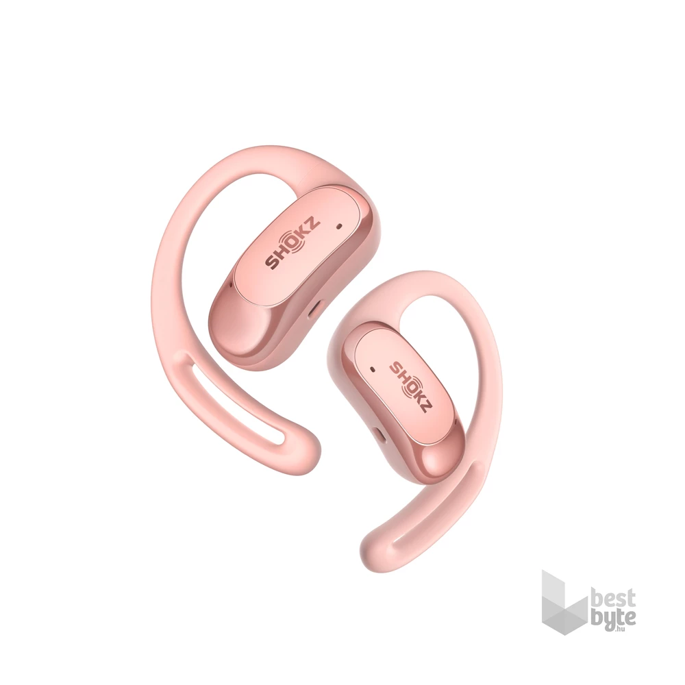 Shokz OpenFit Air. True Wireless Bluetooth rószaszín sport fülhallgató