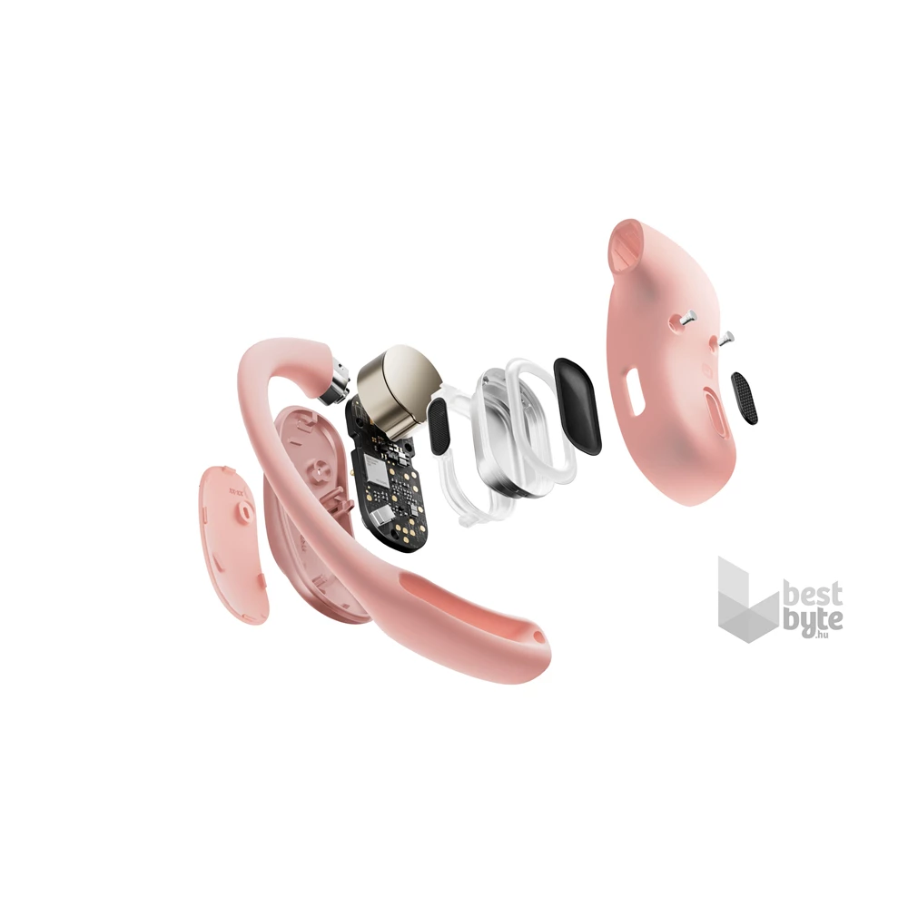 Shokz OpenFit Air. True Wireless Bluetooth rószaszín sport fülhallgató